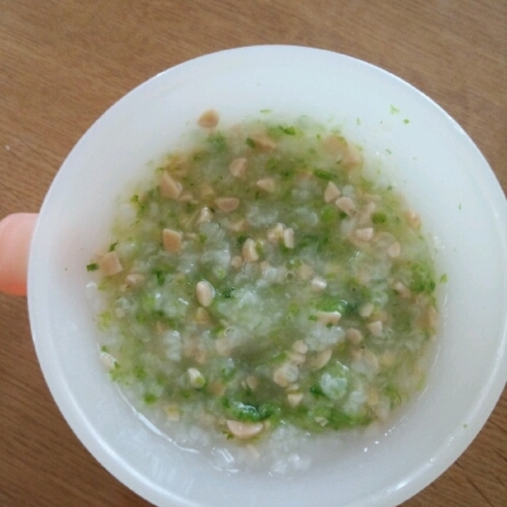 離乳食☆中期☆ レタス納豆粥